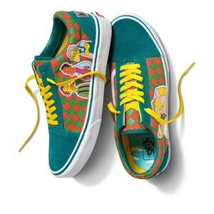 Colorful Vans Sneakers with simpsons design